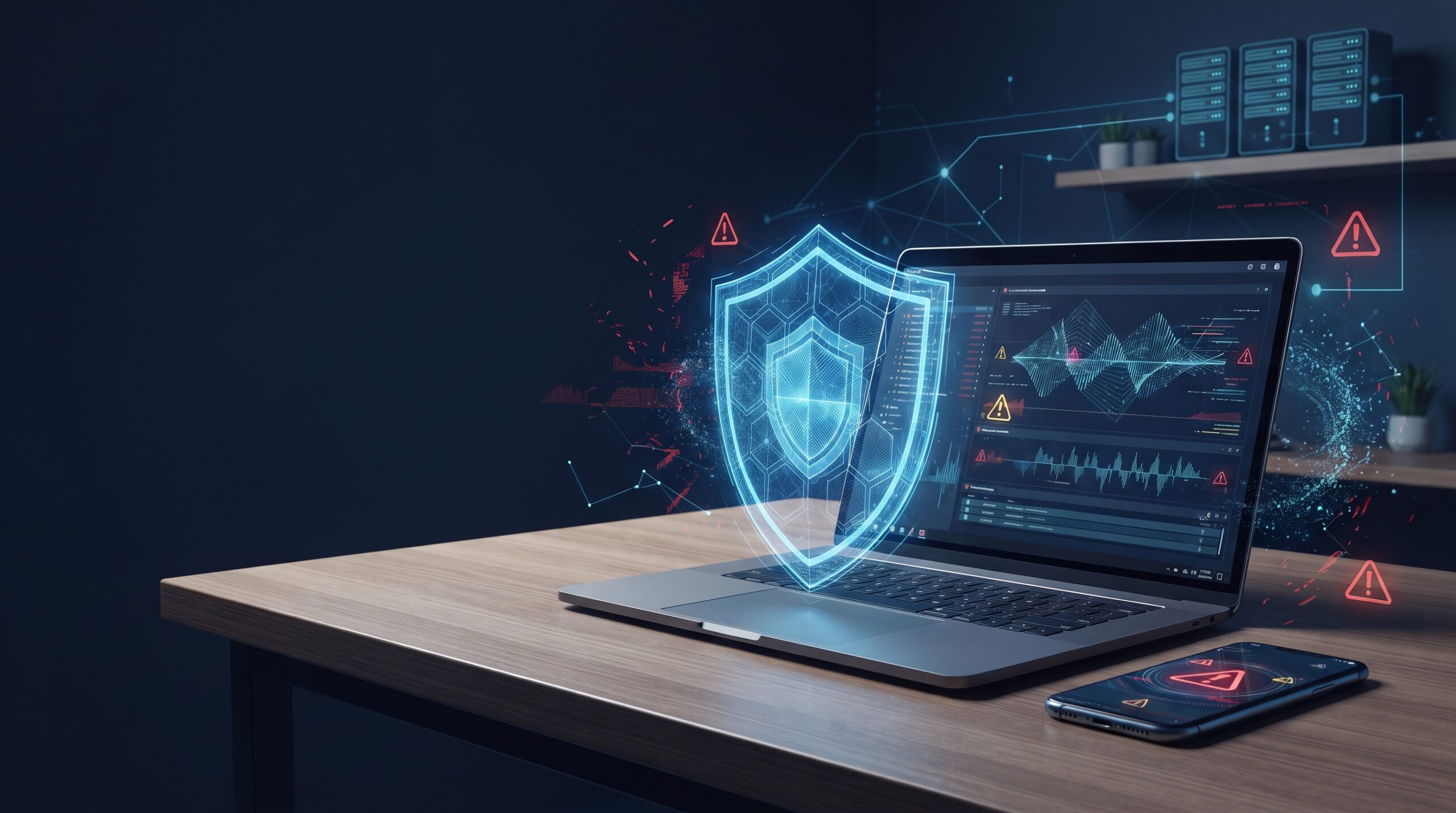What to do if you think you've been hacked showing cybersecurity threat detection and device protection